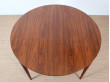 Scandinavian round table in Rio rosewood 4/8 seats.