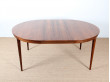 Scandinavian round table in Rio rosewood 4/8 seats.