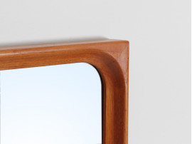 Miroir scandinave en teck