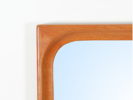 Scandinavian teak mirror