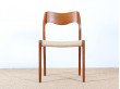 Pair of Scandinavian teak chairs model 71