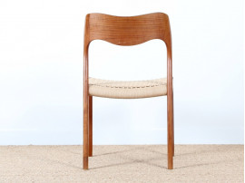 Pair of Scandinavian teak chairs model 71