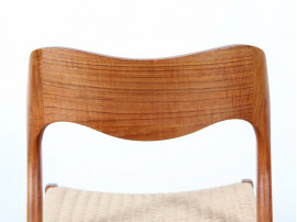 Pair of Scandinavian teak chairs model 71