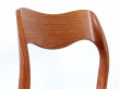 Paire de chaises scandinaves en teck model 71