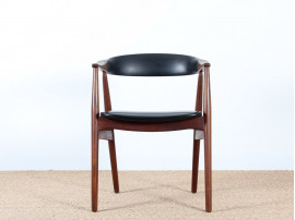 Scandinavian teak desk chair