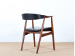 Fauteuil de bureau scandinave en teck