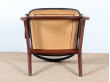 Fauteuil de bureau scandinave en teck