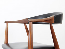 Scandinavian teak desk chair