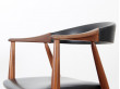 Fauteuil de bureau scandinave en teck