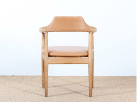 Scandinavian desk chair in oak