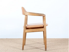 Scandinavian desk chair in oak