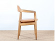 Scandinavian desk chair in oak