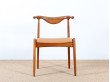 Suite de 4 chaises scandinaves "Bull"