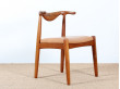 Suite de 4 chaises scandinaves "Bull"