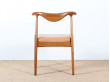 Suite de 4 chaises scandinaves "Bull"