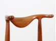 Suite de 4 chaises scandinaves "Bull"