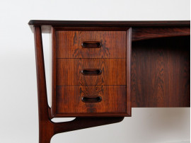 Scandinavian rosewood desk