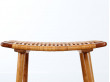 tabouret repose pied scandinave en cannage