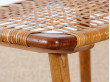 Scandinavian stool or ottoman