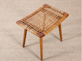 Scandinavian stool or ottoman