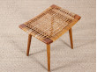 Scandinavian stool or ottoman