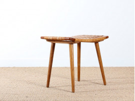 Scandinavian stool or ottoman