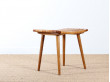 tabouret repose pied scandinave en cannage