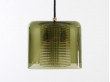 Smoked glass pendant lamp