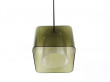 Smoked glass pendant lamp