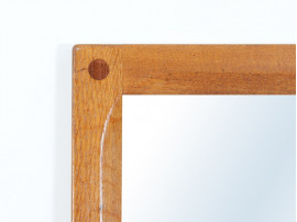 Scandinavian mirror in oak