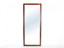 Scandinavian rosewood mirror