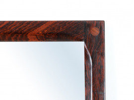 Scandinavian rosewood mirror