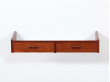 Scandinavian wall shelf in teak