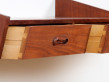 Scandinavian wall shelf in teak