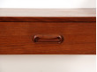 Scandinavian wall shelf in teak