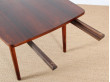 Scandinavian dining table in rosewood 6/10 seats