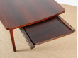 Scandinavian dining table in rosewood 6/10 seats