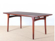 Scandinavian dining table in rosewood 6/10 seats