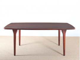 Scandinavian dining table in rosewood 6/10 seats