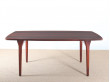 Scandinavian dining table in rosewood 6/10 seats