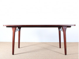 Scandinavian dining table in rosewood 6/10 seats