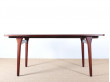 Scandinavian dining table in rosewood 6/10 seats