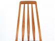 Suite de 4 chaises scandinaves en teck "Eva"