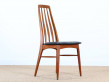 Suite de 4 chaises scandinaves en teck "Eva"