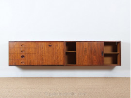 Wall cabinets in rosewood (3)