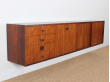 Wall cabinets in rosewood (3)