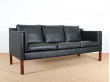 Mid-century modern sofa model Eton, 3 seat.