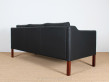 Mid-century modern sofa model Eton, 3 seat.