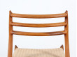 Mid-Century Modern danish chair model 78 by Niels O. Møller, new edition