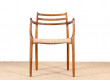 Mid-Century Modern danish arm chair model 62 by Niels O. Møller. New edition
